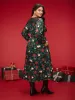 Floral Lace Surplice Neckline Midi Dress sold by Bloomchic