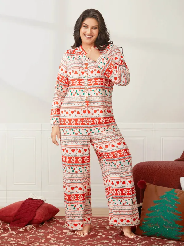 Holiday Fuzzy Hooded Lounge Jumpsuit sold by Bloomchic