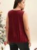 Festive Neck Cut-Out Cami sold by Bloomchic