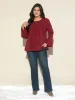 Beaded Embellished Bell Sleeves Blouse sold by Bloomchic