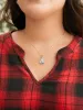 Silver Holiday Tree Pendant Necklace sold by Bloomchic
