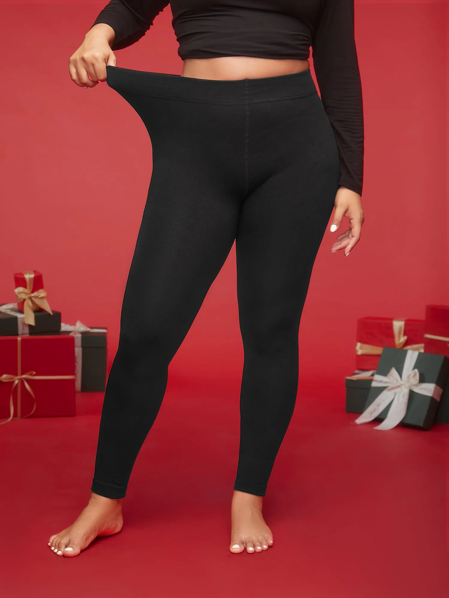 120D High-Waisted Seamless Legging Tights Stocking sold by Bloomchic