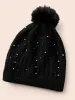 Studded Acrylic Winter Cap sold by Bloomchic