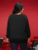 3D Dots Round Neck Relaxed Fit Sweatshirt sold by Bloomchic