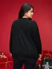 Rhinestone Embellished Shoulder Round Neck Tee sold by Bloomchic