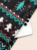 Cami Holiday Pattern Straight Leg Jumpsuit sold by Bloomchic