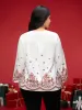 Floral Printed Back Pleated Straight Fit Blouse sold by Bloomchic