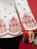 Floral Printed Back Pleated Straight Fit Blouse sold by Bloomchic