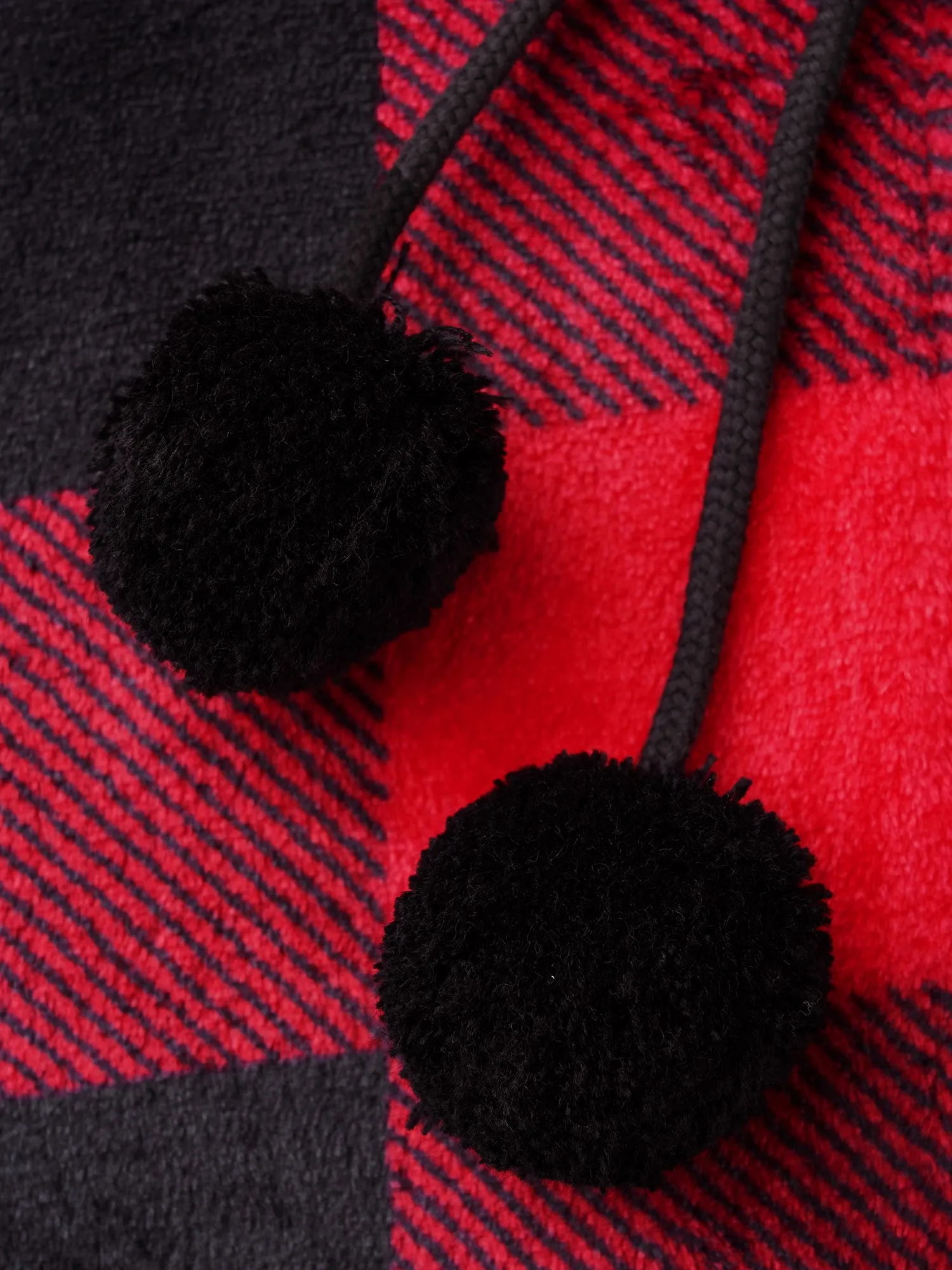 Checkered Hooded Flannel Sleep Midi Dress sold by Bloomchic product image thumbnail 5