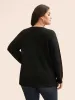 Crochet Floral Crew Neck Pullover sold by Bloomchic