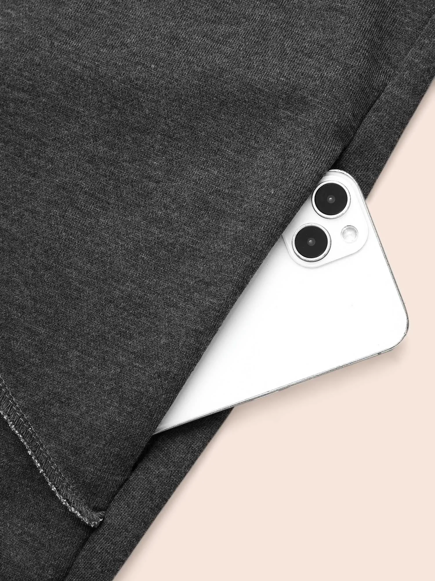 Tucked Seam Drop Shoulder Sleeve Sweatshirt sold by Bloomchic product image thumbnail 5