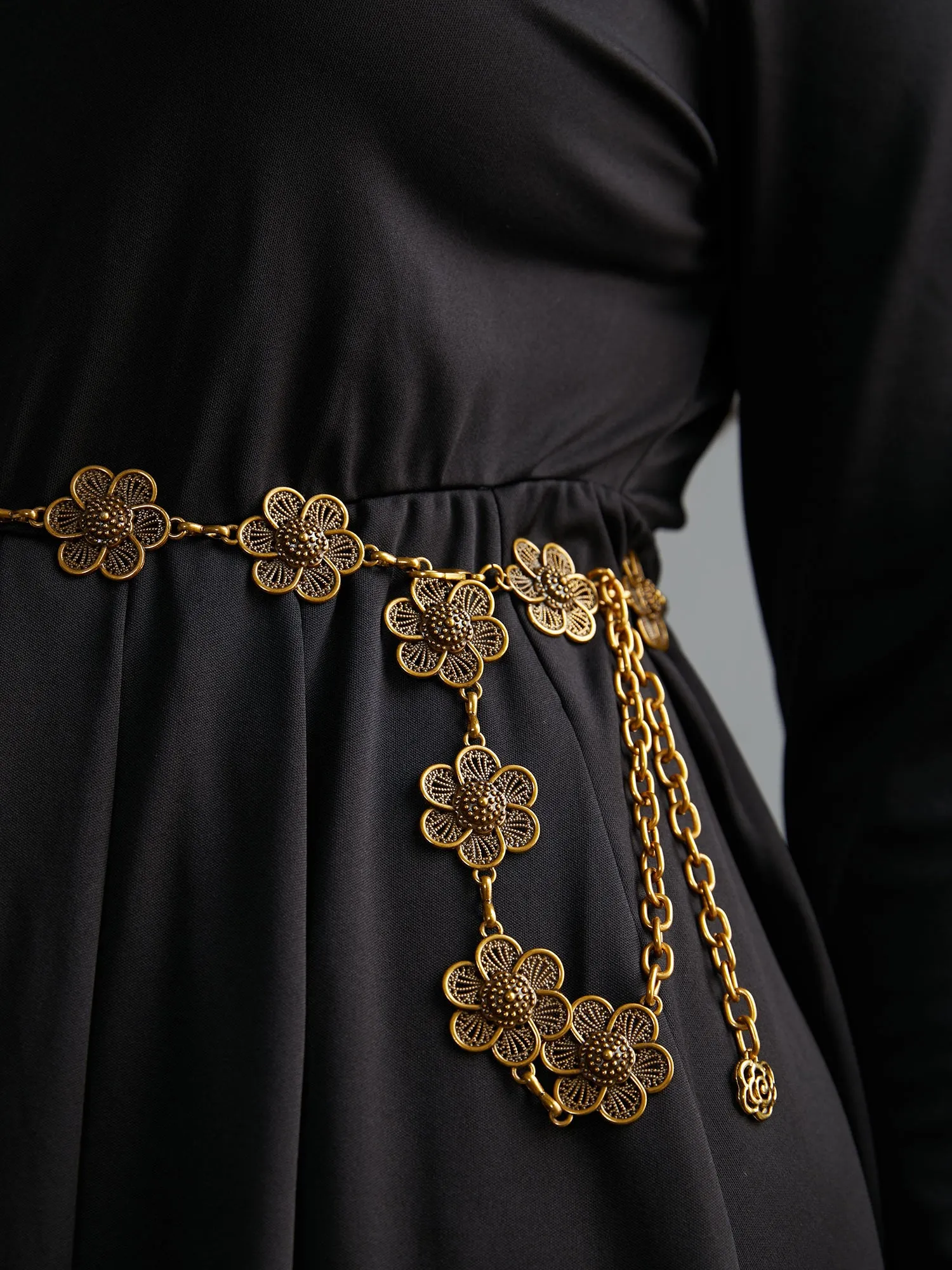 Vintage Floral Chain Belt sold by Bloomchic product image thumbnail 4