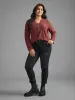 Texture Notched Collar Button Up T-shirt sold by Bloomchic