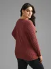 Texture Notched Collar Button Up T-shirt sold by Bloomchic