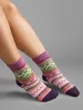 3 Pairs Geometric Textured Socks sold by Bloomchic