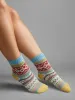 3 Pairs Geometric Textured Socks sold by Bloomchic