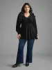 V Neck Lace Panel Lantern Sleeve Pullover sold by Bloomchic