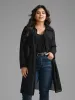 Chiffon Mesh Pleated Tunic Blouse sold by Bloomchic