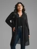 Chiffon Mesh Pleated Tunic Blouse sold by Bloomchic