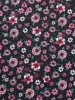 Ditsy Floral Crew Neck Curved Hem T-shirt sold by Bloomchic