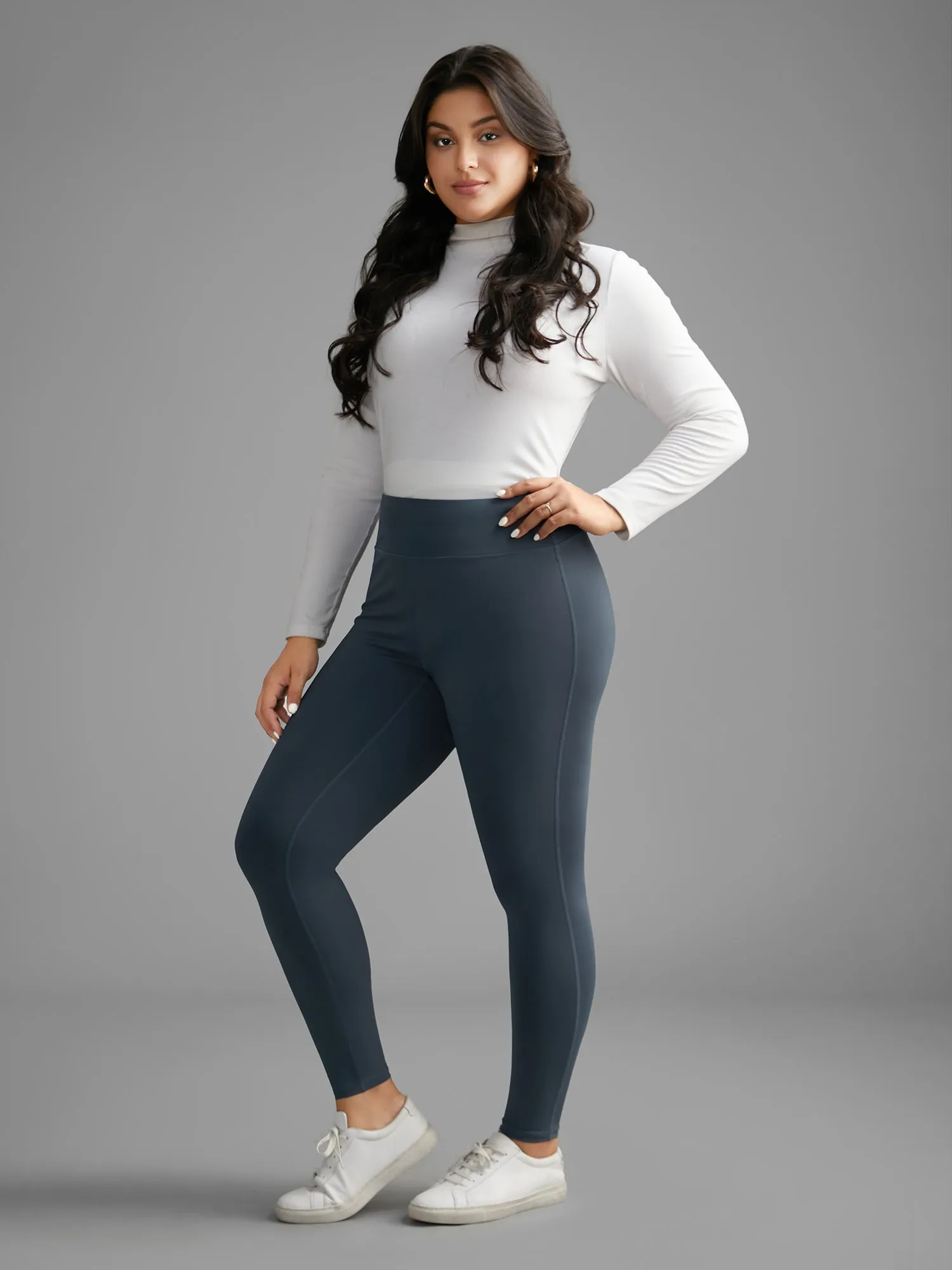 High Stretch Waist Hip-Lifting Leggings sold by Bloomchic product image thumbnail 3