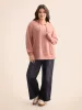 Solid Slightly Stretchy Hooded Drawstring Sweatshirt sold by Bloomchic