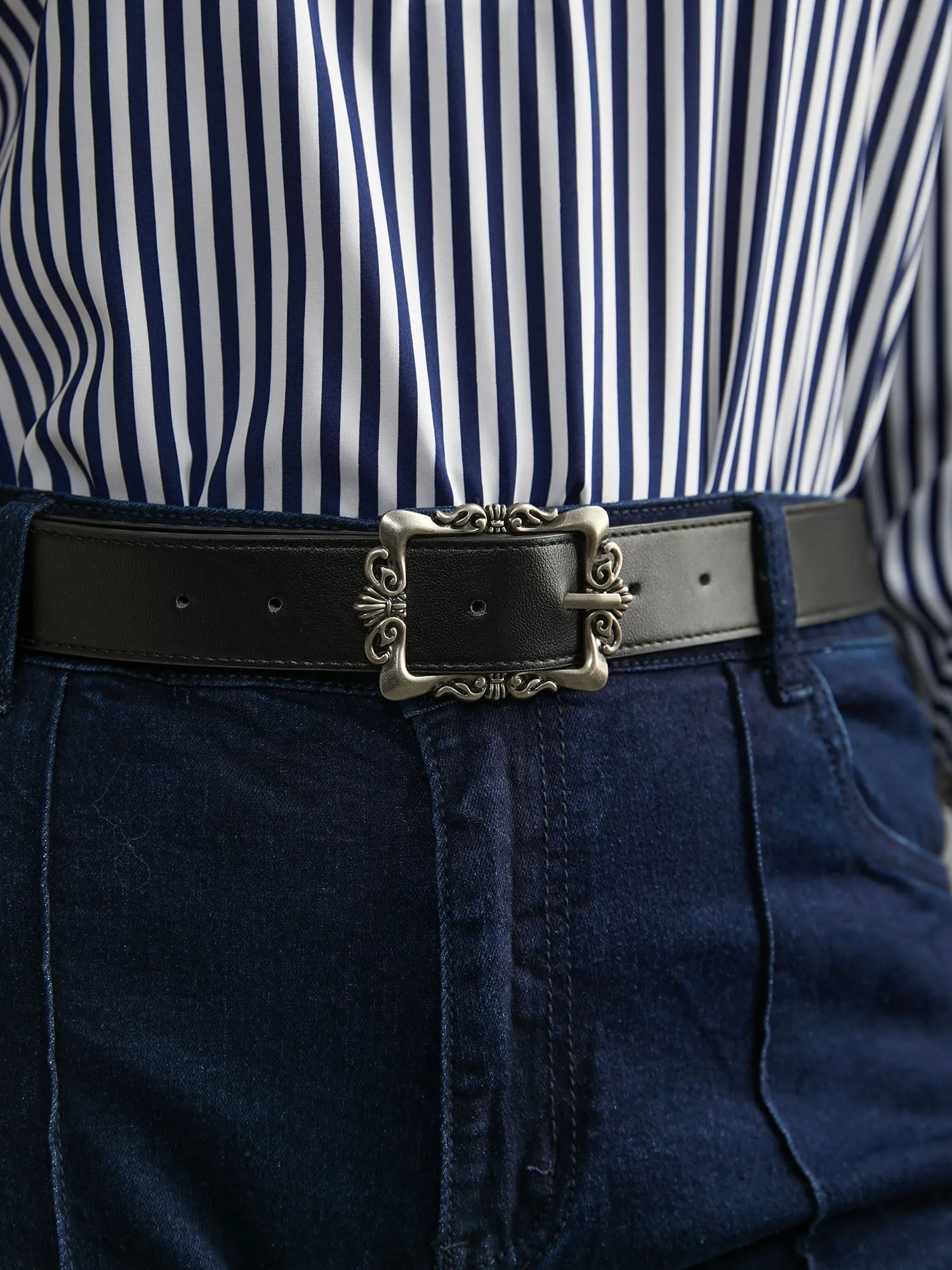 Vintage Square Buckle Belt sold by Bloomchic product image thumbnail 4