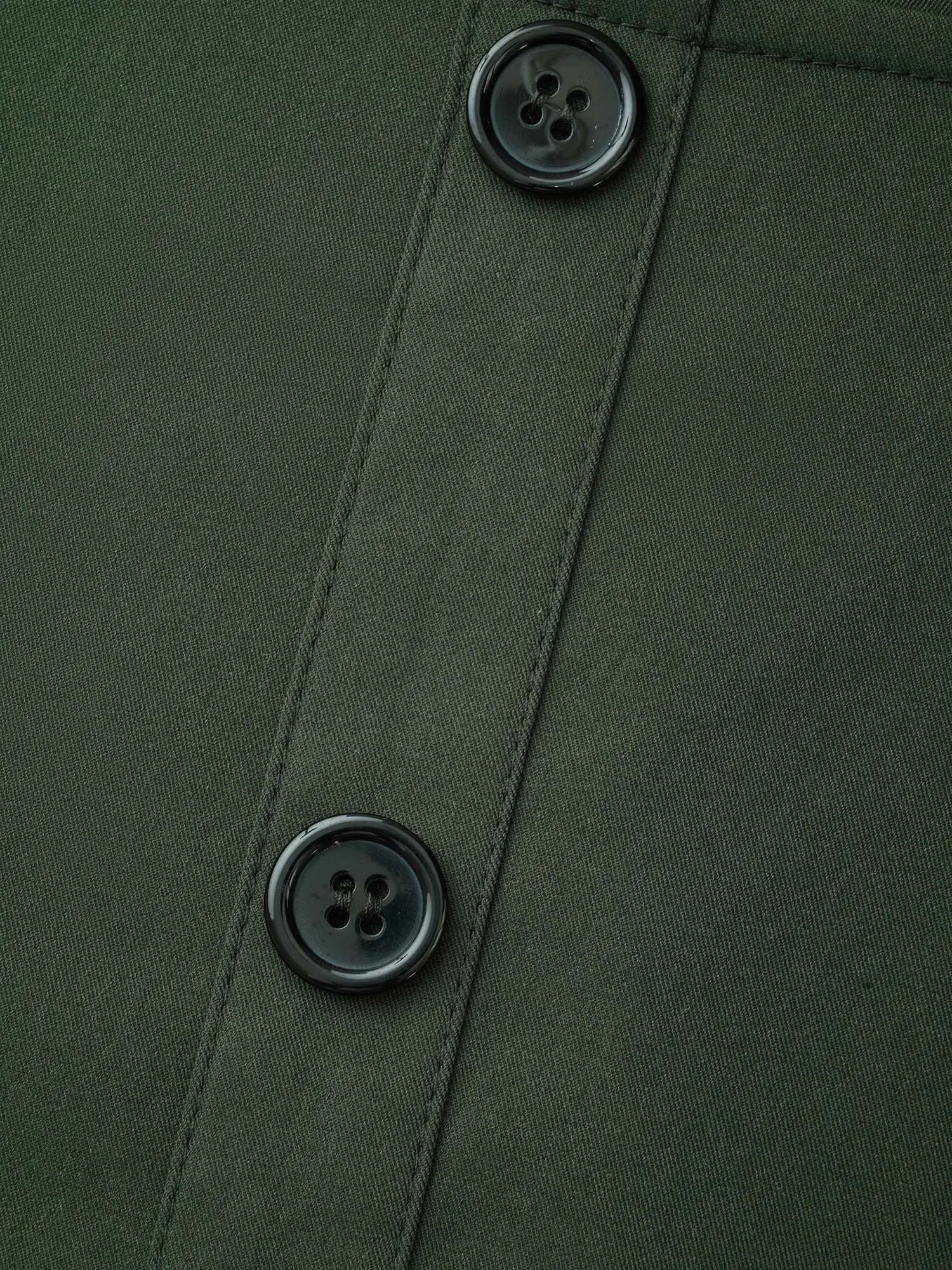 Square Neck Plain Button Detail Dress sold by Bloomchic product image thumbnail 5