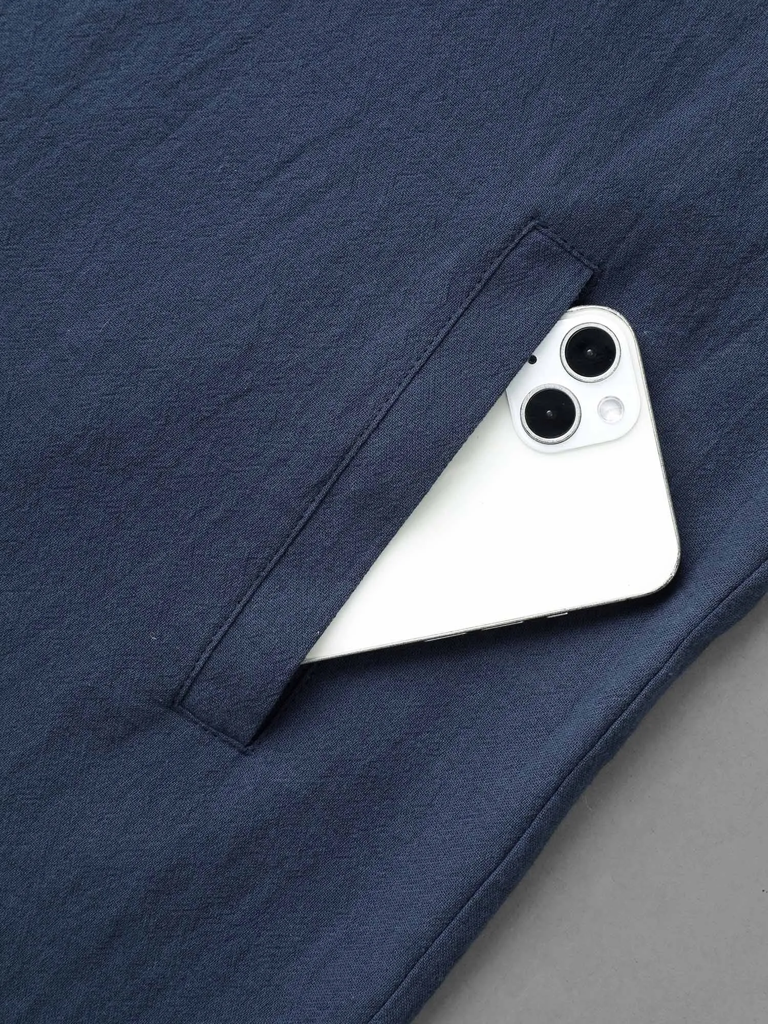 Cotton Solid V Neck Loose Jumpsuit sold by Bloomchic product image thumbnail 5