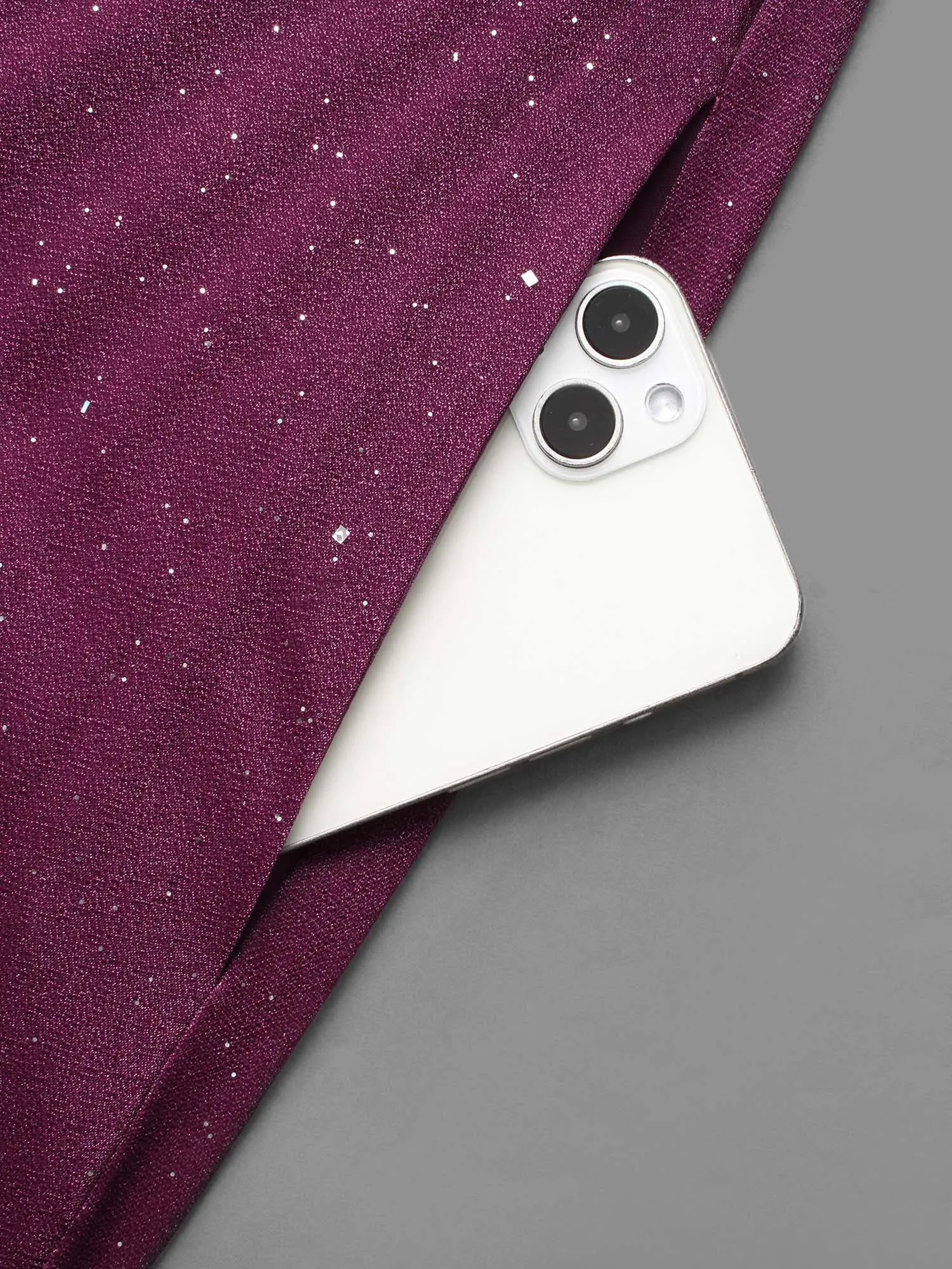 Glitter Mesh Petal Sleeve Midi Dress sold by Bloomchic product image thumbnail 5