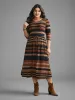 Striped Elastic Waist Tie Knot Dress sold by Bloomchic