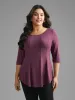Supersoft Essentials Round Neck Stretchy T-shirt sold by Bloomchic