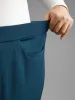 Mid Rise Zipper Detail Skinny Pants sold by Bloomchic