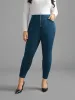 Mid Rise Zipper Detail Skinny Pants sold by Bloomchic