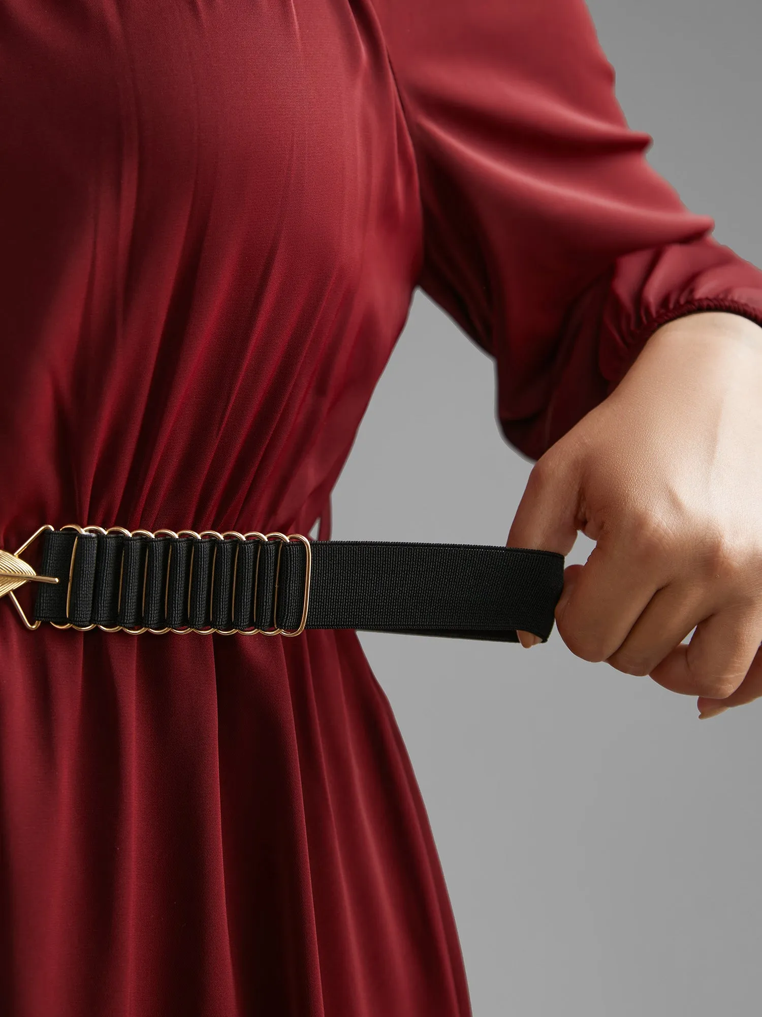 Feather Buckle Detail Waist Belt sold by Bloomchic product image thumbnail 4