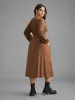 V Neck Textured Patchwork Knit Dress sold by Bloomchic