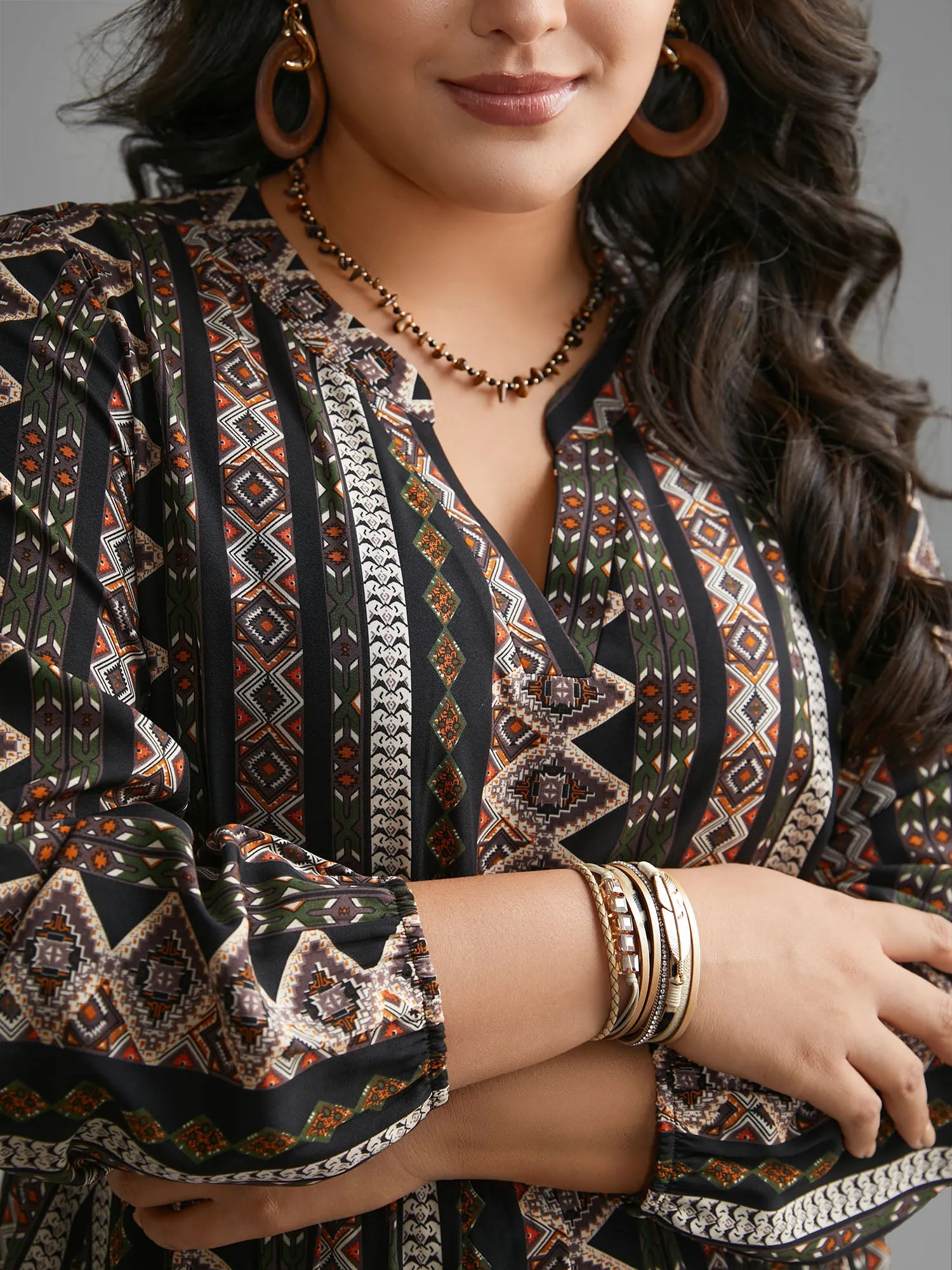 Multi-Layer Feather With Beads Bracelet sold by Bloomchic product image thumbnail 3