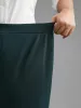 Solid Elastic Waist Wide Leg Pants sold by Bloomchic