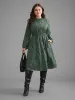 Polka Dot Shirred Frill Trim Dress sold by Bloomchic