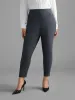 Mid Rise Solid Split Hem Pants sold by Bloomchic