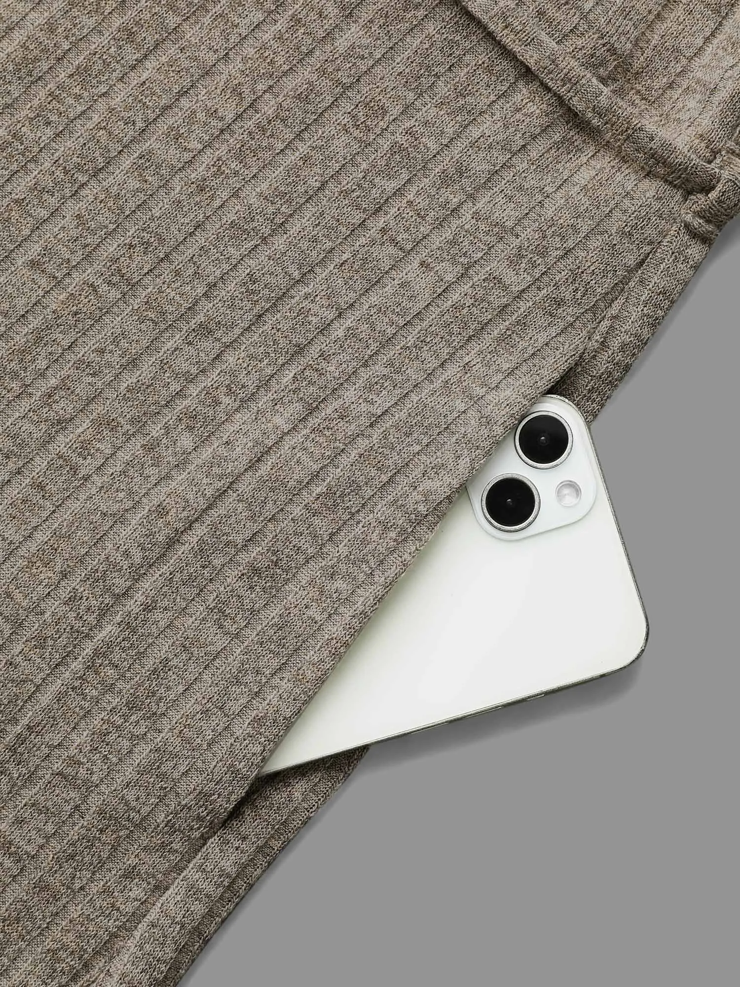 Textured Waist-Tie Pockets Jumpsuit sold by Bloomchic product image thumbnail 5