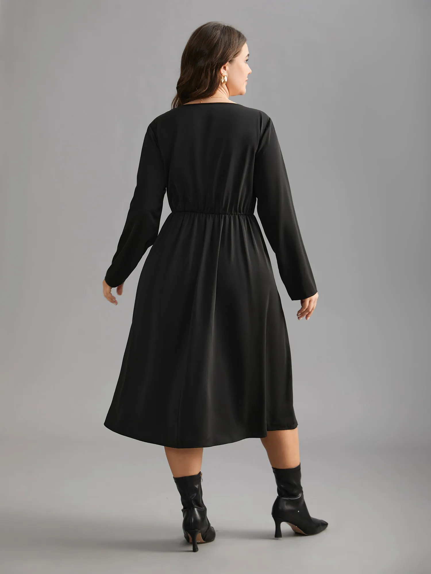 Leopard Print Two-Piece Elastic Waist Dress sold by Bloomchic product image thumbnail 5