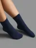 3 pairs Plain Textured Mid-Calf Socks sold by Bloomchic