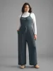 Plain Lace Patchwork Tie Knot Lounge Jumpsuit sold by Bloomchic