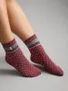 3 Pairs Vintage Rabbit Embroidered Mid-Calf Socks sold by Bloomchic