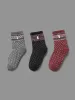 3 Pairs Vintage Rabbit Embroidered Mid-Calf Socks sold by Bloomchic