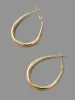 Simple Teardrop Design Hoop Earrings sold by Bloomchic