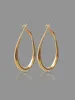 Simple Teardrop Design Hoop Earrings sold by Bloomchic