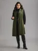 Solid Lapel Collar Pockets Coat sold by Bloomchic