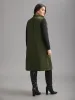 Solid Lapel Collar Pockets Coat sold by Bloomchic